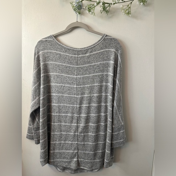 Market & Spruce | Cozy Striped Shirt - Picture 3 of 6